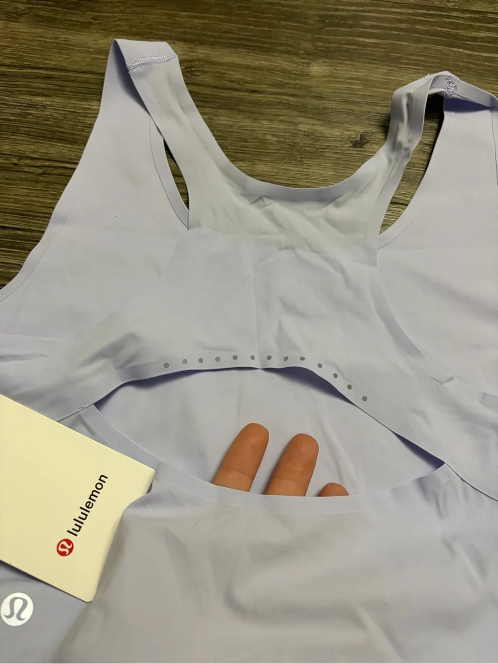 NWT Lululemon Fast and Free Tank Top *Light Support (Serene Blue) Size M